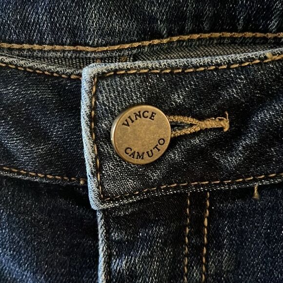 VINCE CAMUTO | Jeans w/ Button Snap detail at ankle | Size 29 (8) - Picture 3 of 6